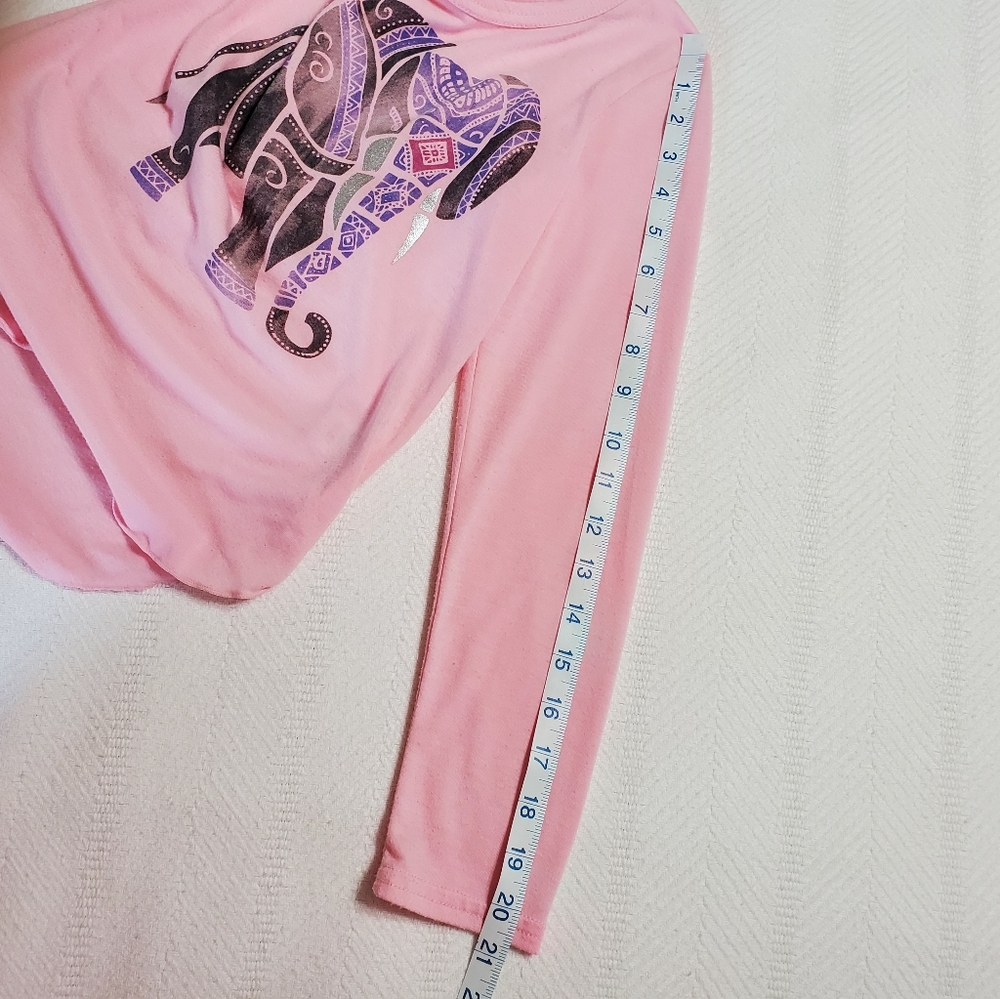 Mudd Elephant Print Shirt, Girl's 10 - Picture 6 of 6